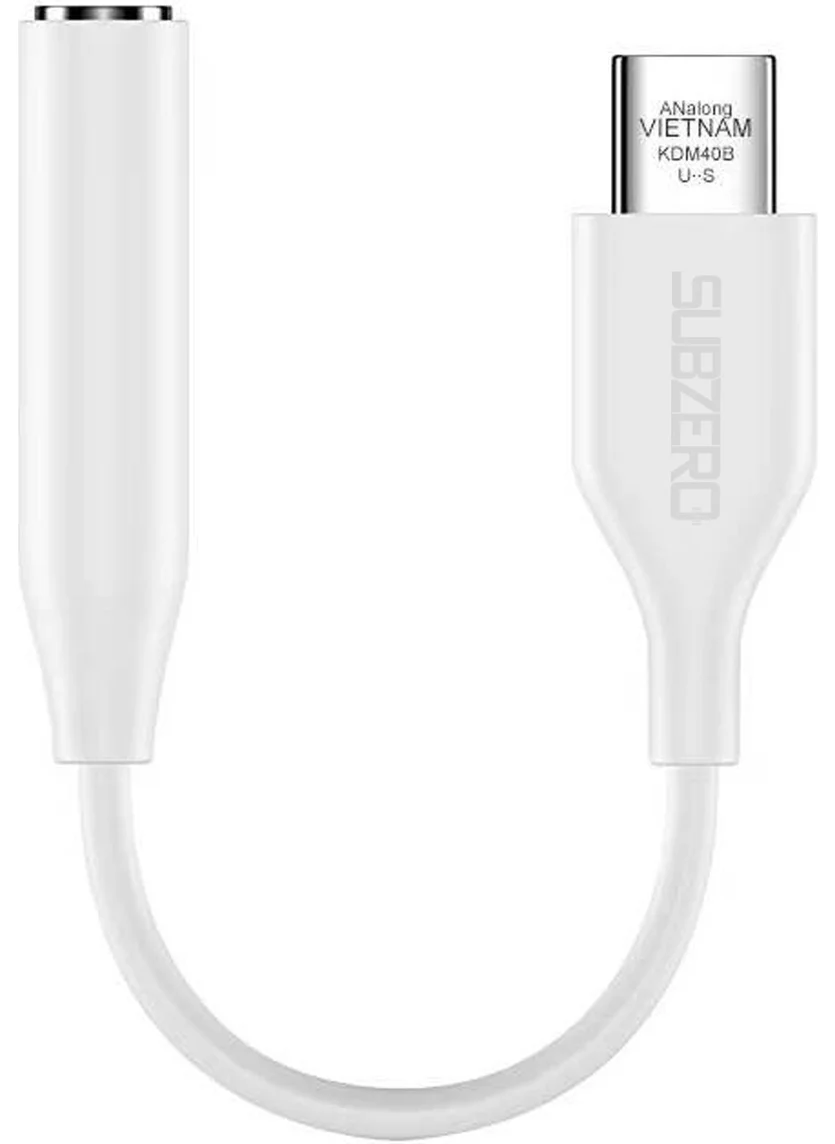 Subzero Samsung Type-C Headphone Converter Adapter Cable