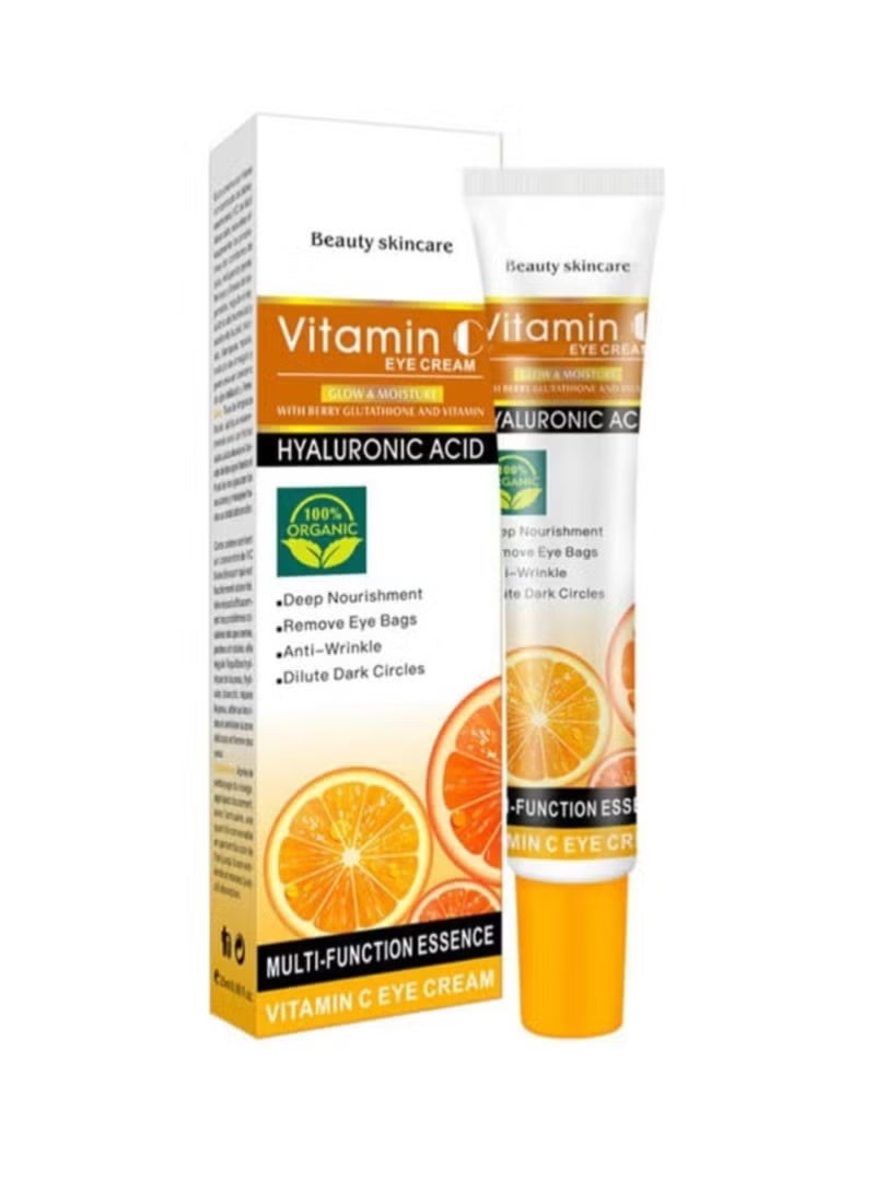 ديسار كريم تبييض العيون بيوتي المضاد للتجاعيد والشيخوخة فيتامين سي عضوي متعدد الألوان 25