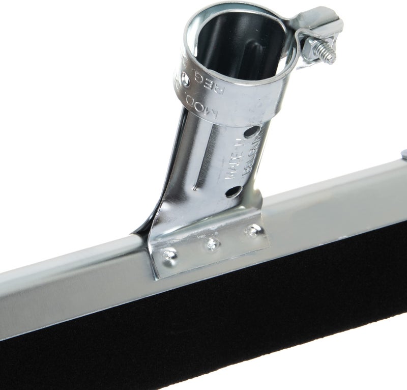 SPARTA Flo-Pac Double Foam Floor Rubber Squeegee Window Squeegee with Heavy Duty Steel Frame for Floor, Concrete, Tile, Garage, Commercial Use, 18 X 1.5 X 3 Inches, Black, (Pack of 10) - Image 2