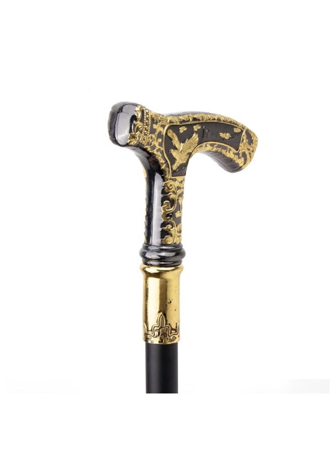 إم مياويان عصا فاخرة برأس نسر معدني – عصا مشي أنيقة بطول 90 سم قابلة للفك من قطعتين، للأزياء التنكرية والإطلالات الراقية، هدية مثالية لكبار السن - Image 4