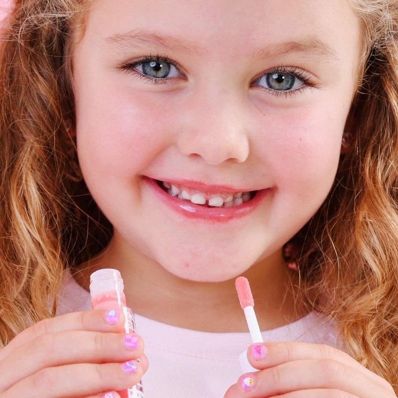 MISS NELLA Pink Secret Lip Gloss, Pink hydrating children Lip Gloss, watermelon scent, gentle on the skin. gives a sheer kiss of colour, with extra shine. - Image 2