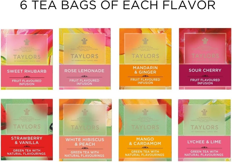Taylors of Harrogate Green Tea & Herbal Infusions Variety Box - Image 2