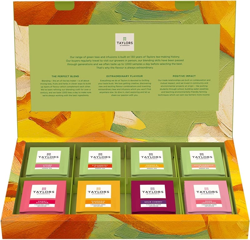 Taylors of Harrogate Green Tea & Herbal Infusions Variety Box - Image 1