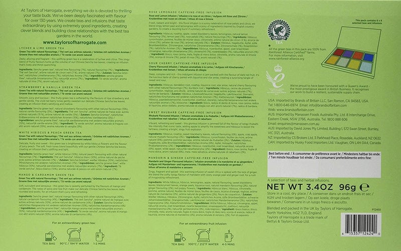 Taylors of Harrogate Green Tea & Herbal Infusions Variety Box - Image 3