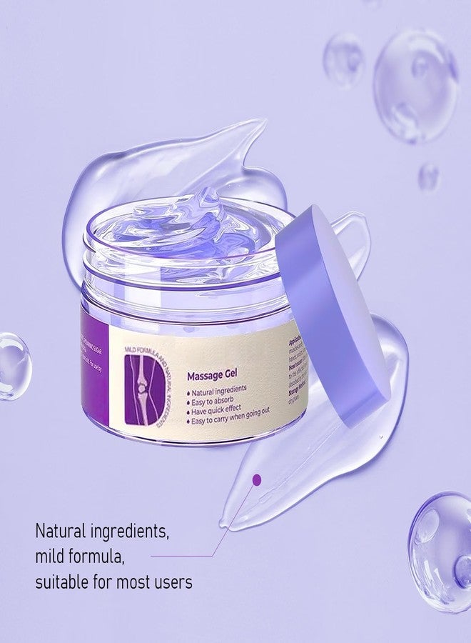KLIFE 2 PCS Joint Gel Purple Gel, Purple Relief Soothing Massage Cream, Joint Activities Throughout The Body, Effective Soothes for Knees, Hands, Lumbar, Neck and Shoulders - Image 3