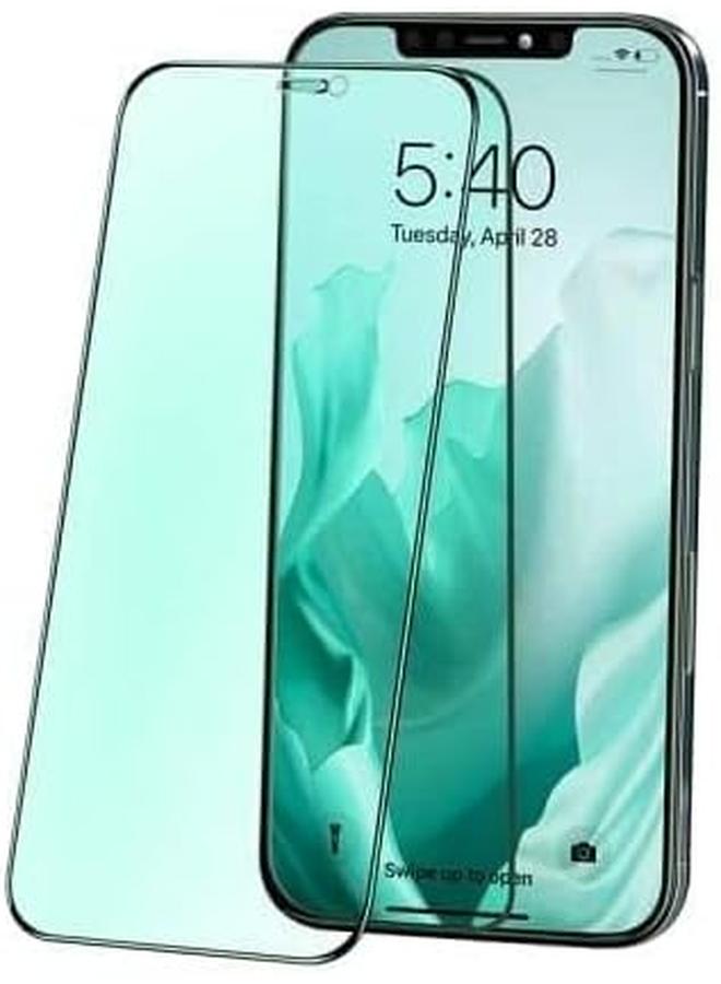 erorex Jr Pf613 Knight Series Anti Dust And Fingerprint Tempered Film 2.5D Ceramic Eye Protection Full Screen Protection For Iphone 12 Mini 5.4 Inch Clear  - Image 2