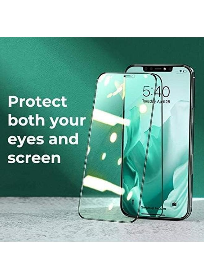 erorex Jr Pf613 Knight Series Anti Dust And Fingerprint Tempered Film 2.5D Ceramic Eye Protection Full Screen Protection For Iphone 12 Mini 5.4 Inch Clear  - Image 3