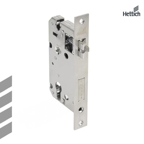 Hettich ProLock Combo Lever Main Door Safety Lock, (Both Side Movable) Mortise Door Lock Handle Set with 3 Brass Key for Home,Office,Hotel | Satin Stainless Steel Finish | 5 Years Warranty - Image 2