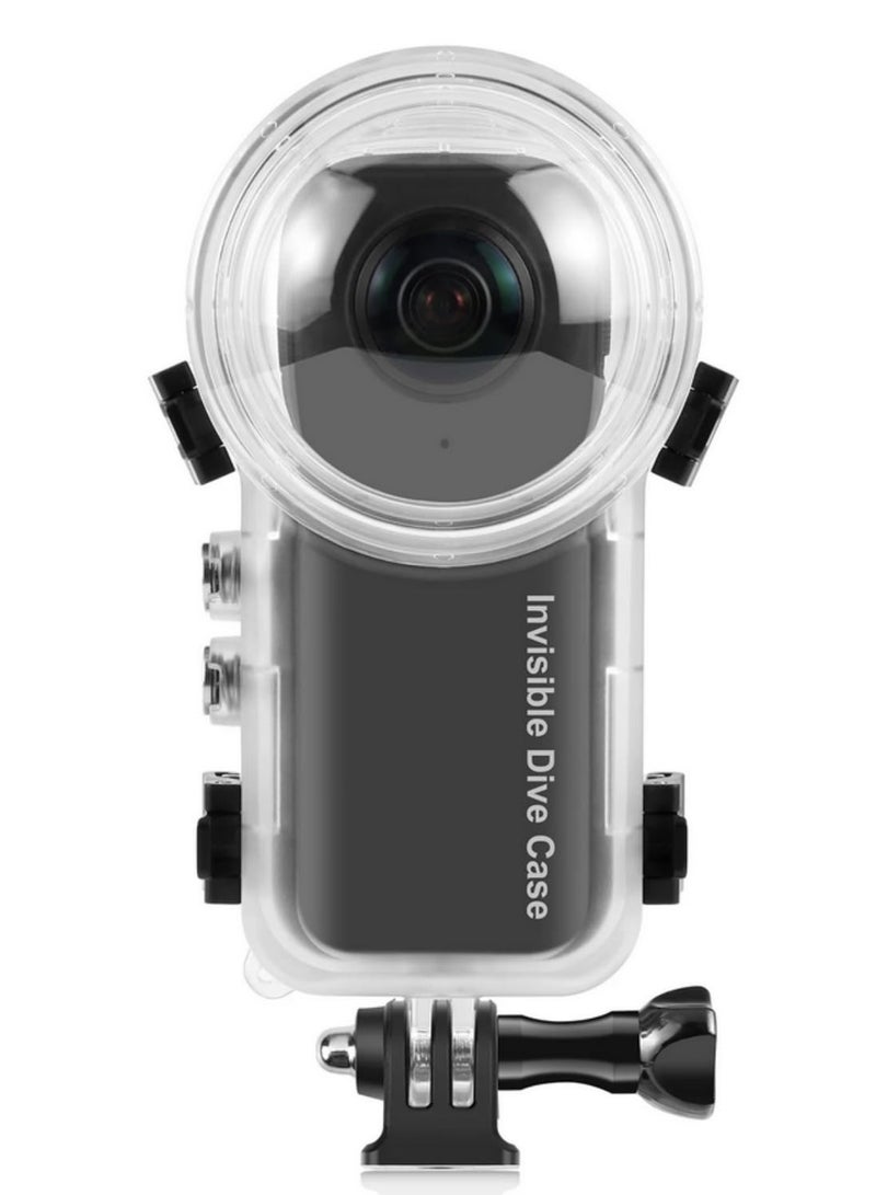 Invisible Dive Case for Insta360 X4 Waterproof Underwater Protective Housing Cover with Bracket Accessories for Insta360 X4 Action Camera Diving Shell 50m  - Image 1