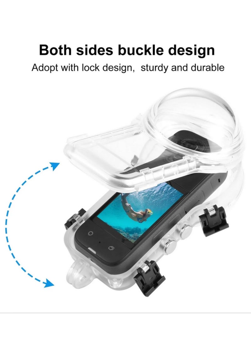 Invisible Dive Case for Insta360 X4 Waterproof Underwater Protective Housing Cover with Bracket Accessories for Insta360 X4 Action Camera Diving Shell 50m  - Image 5