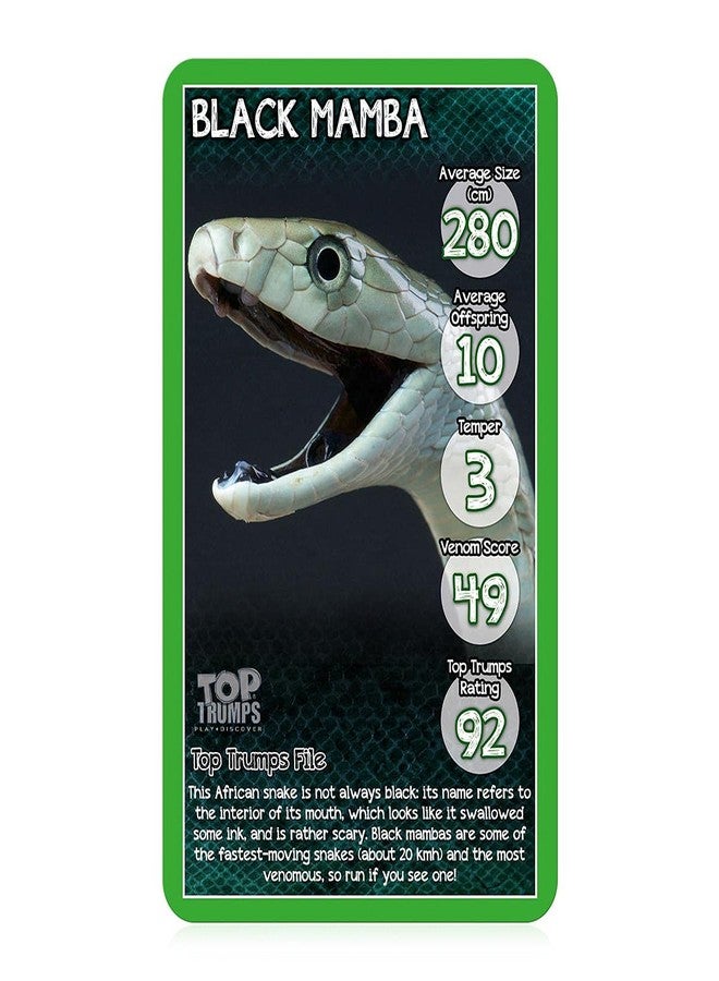 Top Trumps Snakes Card Game - Family Learning Games for Kids and Adults for 2+ Players - Kid Card Games for Families for 7 Plus Kids - Image 2