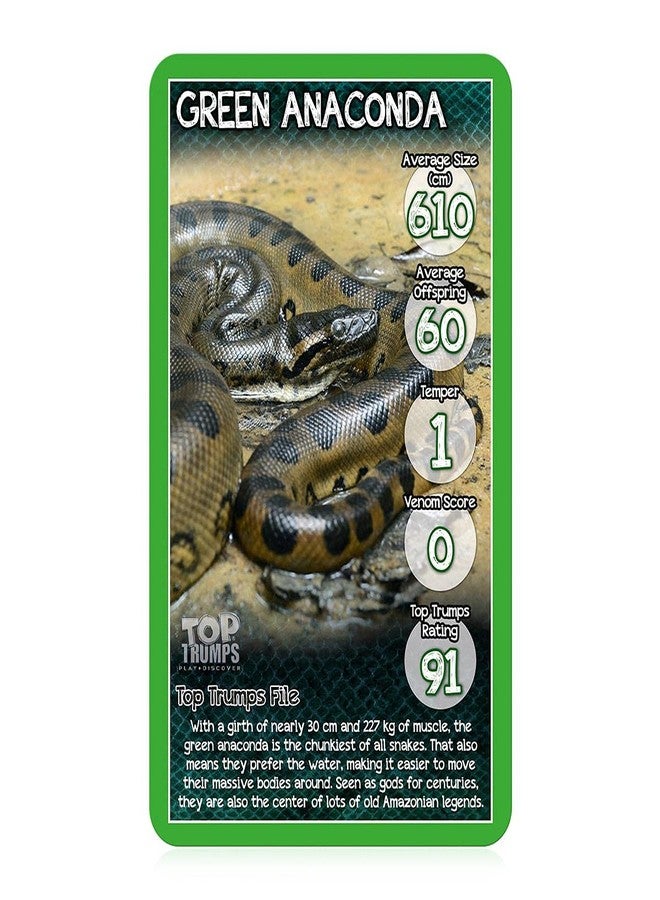 Top Trumps Snakes Card Game - Family Learning Games for Kids and Adults for 2+ Players - Kid Card Games for Families for 7 Plus Kids - Image 3