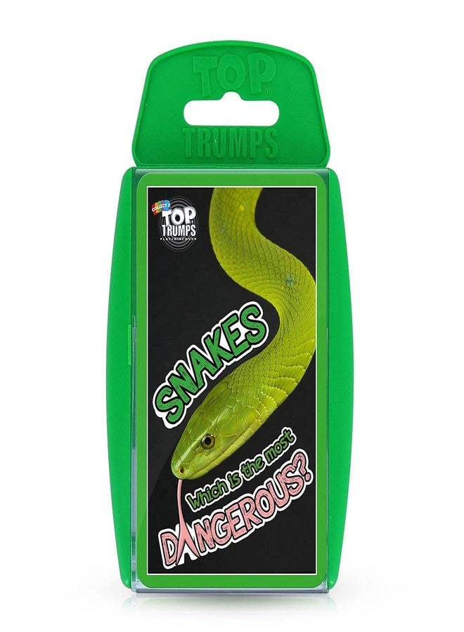 Top Trumps Snakes Card Game - Family Learning Games for Kids and Adults for 2+ Players - Kid Card Games for Families for 7 Plus Kids - Image 1