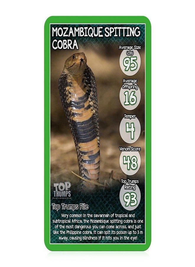 Top Trumps Snakes Card Game - Family Learning Games for Kids and Adults for 2+ Players - Kid Card Games for Families for 7 Plus Kids - Image 4