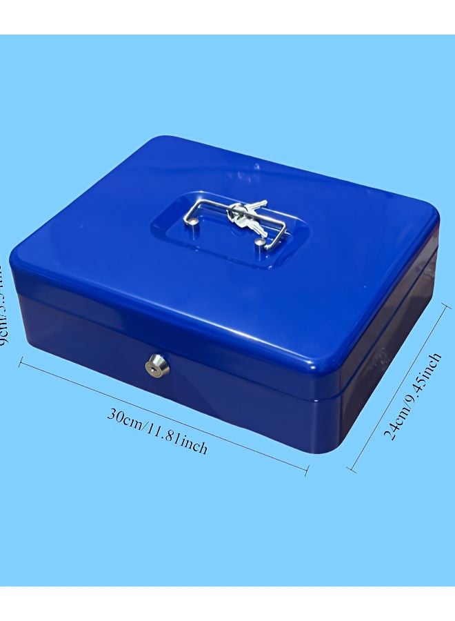 Small Pink Lockable Money Box Secure Storage for Coins and Bills Portable for Home or Office - Image 5