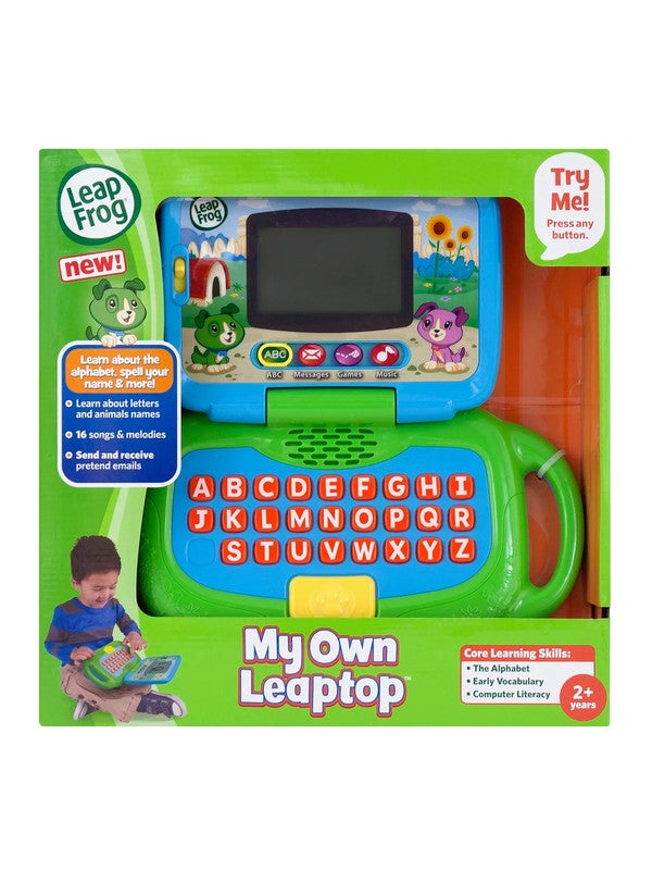 LeapFrog My Own Leaptop - Green - Personalized Educational Laptop Toy for Kids, Teaches Letters and Phonics - Image 5