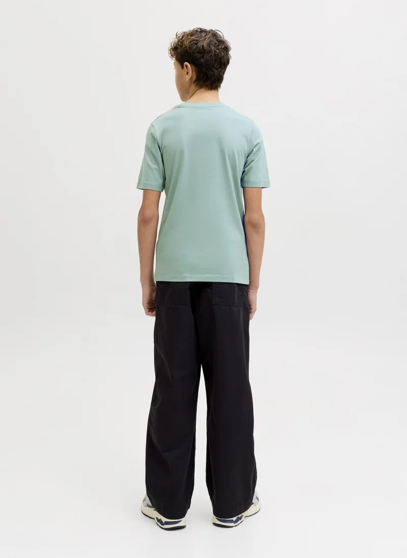 Jack & Jones Junior Kids Jjelogo Crew Neck T-Shirt