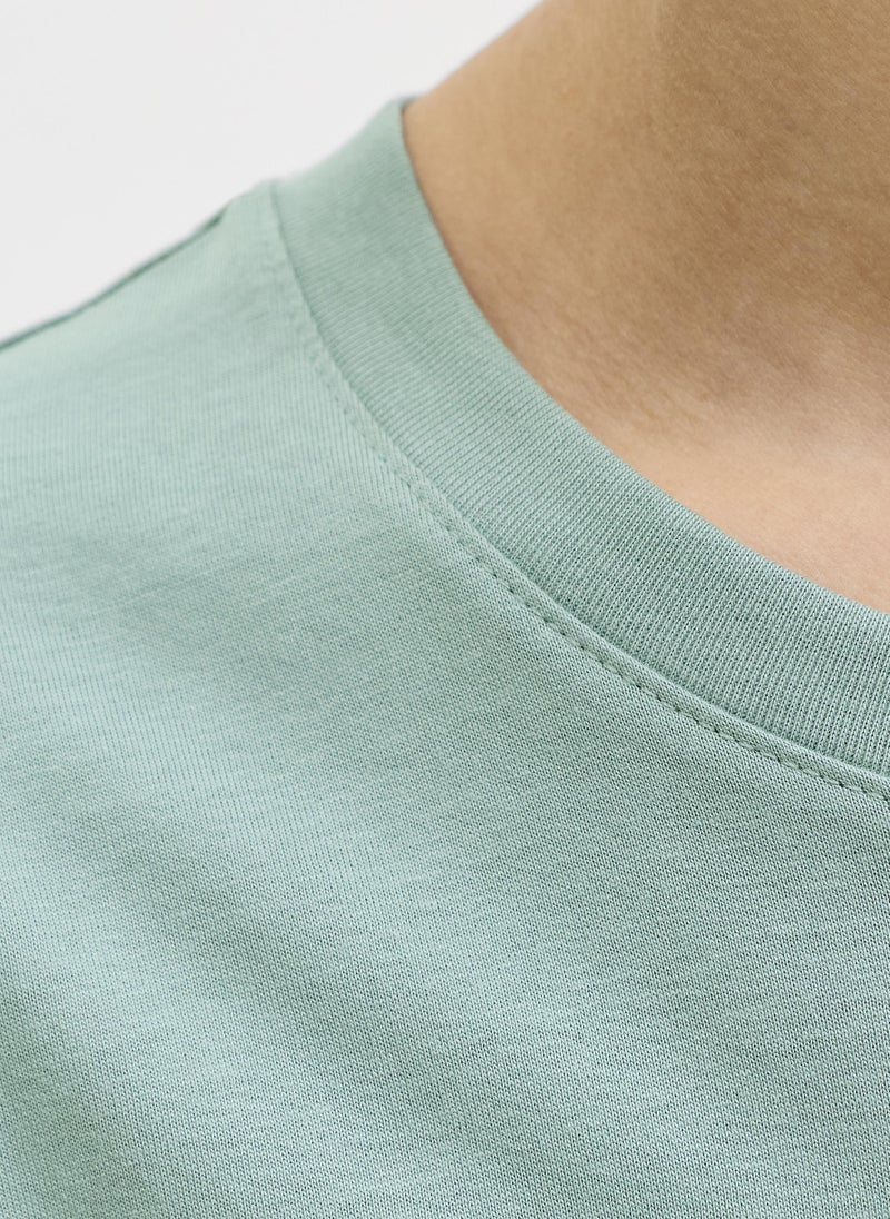 Jack & Jones Junior Kids Jjelogo Crew Neck T-Shirt - Image 3