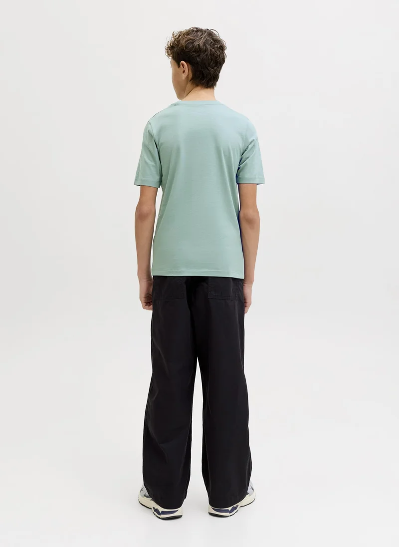 Jack & Jones Junior Kids Jjelogo Crew Neck T-Shirt