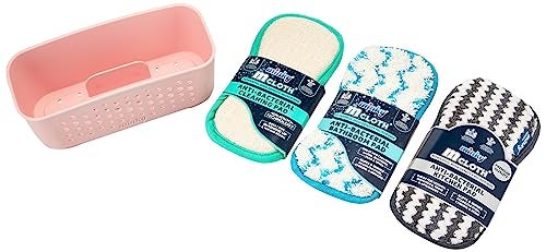 Minky Pink M Cloth Storage Basket Set - Image 2