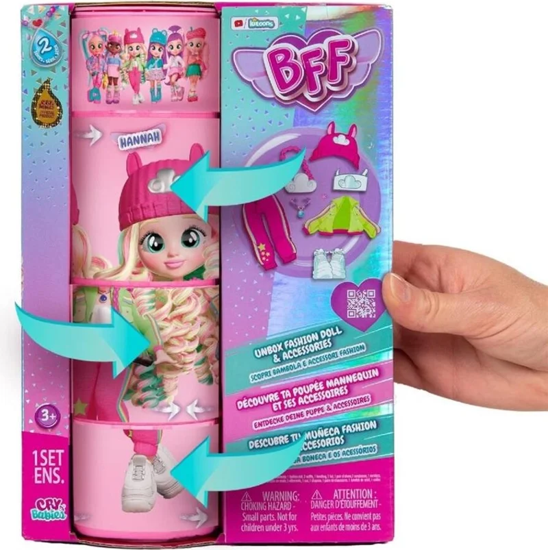 جيوتشي بريزيوسي Cry Babies Bff Babies Hannah Character CYB47000 908338