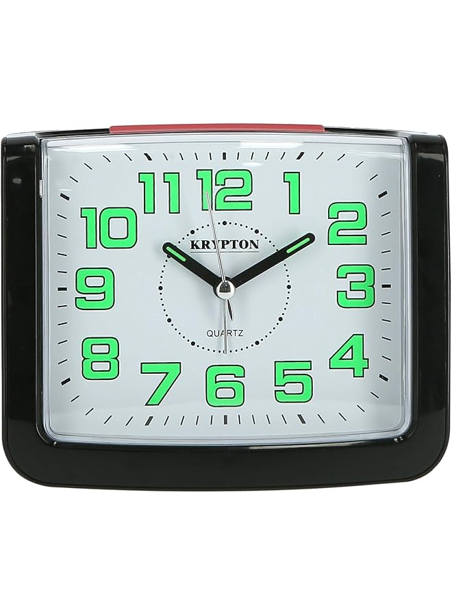 كريبتون ساعة منبه تناظرية على شكل جرس ساعة منبه عالية الصوت لديكور المنزل والمكتب - Image 2