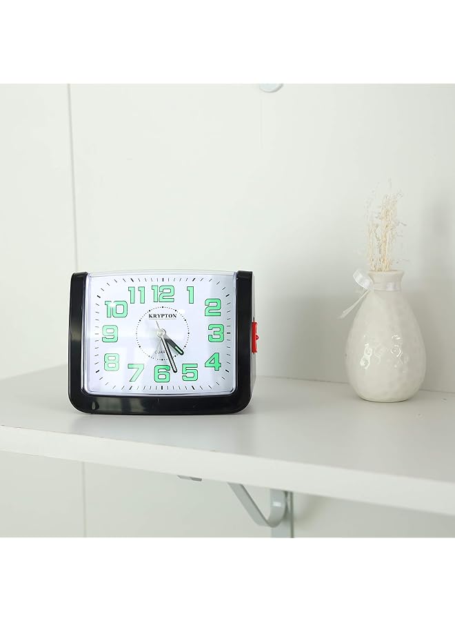 كريبتون ساعة منبه تناظرية على شكل جرس ساعة منبه عالية الصوت لديكور المنزل والمكتب - Image 5
