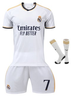 ماركة غير محددة 2324 قمصان ريال مدريد رونالدو #7 قمصان ريال مدريد لكرة القدم قميص كرة القدم للأطفال بدلة تدريب كرة القدم  - Image 2