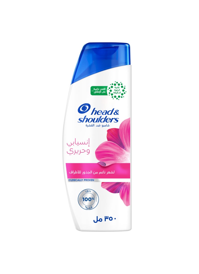 Head & Shoulders Anti Dandruff Shampoo Smooth And Silky Hair From Root To Tip 350ml - Image 1