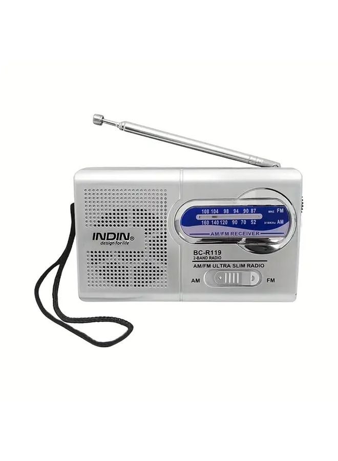 1 قطعة راديو محمول AM/FM مع شحن USB ووظيفة 3 في 1 وتوافق مع السماعات - Image 2