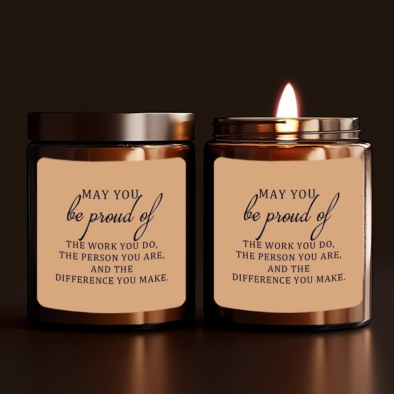 8 Pcs 1.2 Inch X 2 Inch Waterproof And Sunscreen Candle Sticker Gift For All Occasions Nurse Week Registered Nurses Nursing School Graduation And Thanksgiving - Image 2