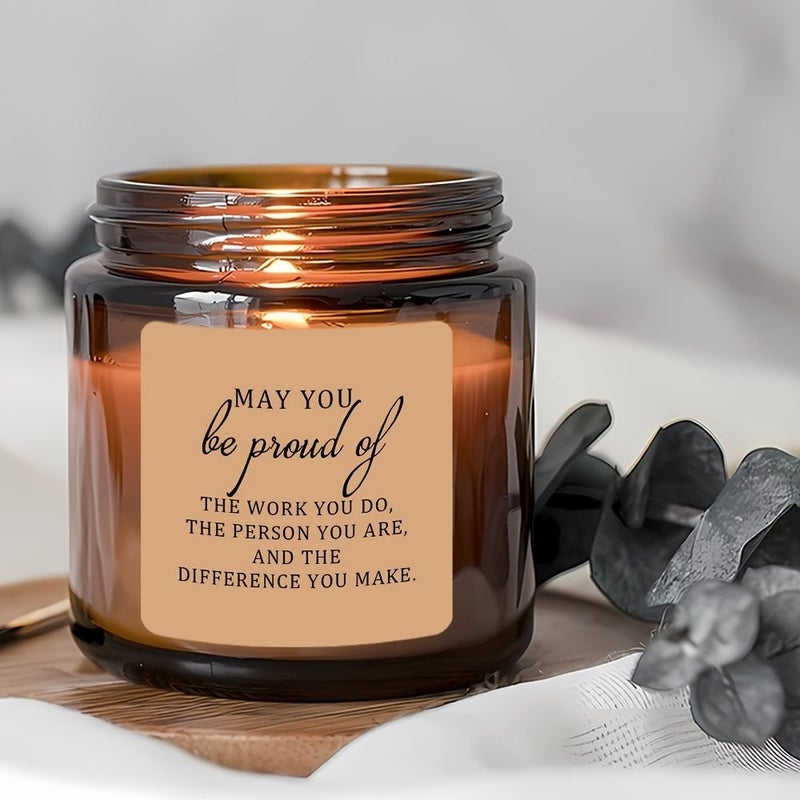 8 Pcs 1.2 Inch X 2 Inch Waterproof And Sunscreen Candle Sticker Gift For All Occasions Nurse Week Registered Nurses Nursing School Graduation And Thanksgiving - Image 4