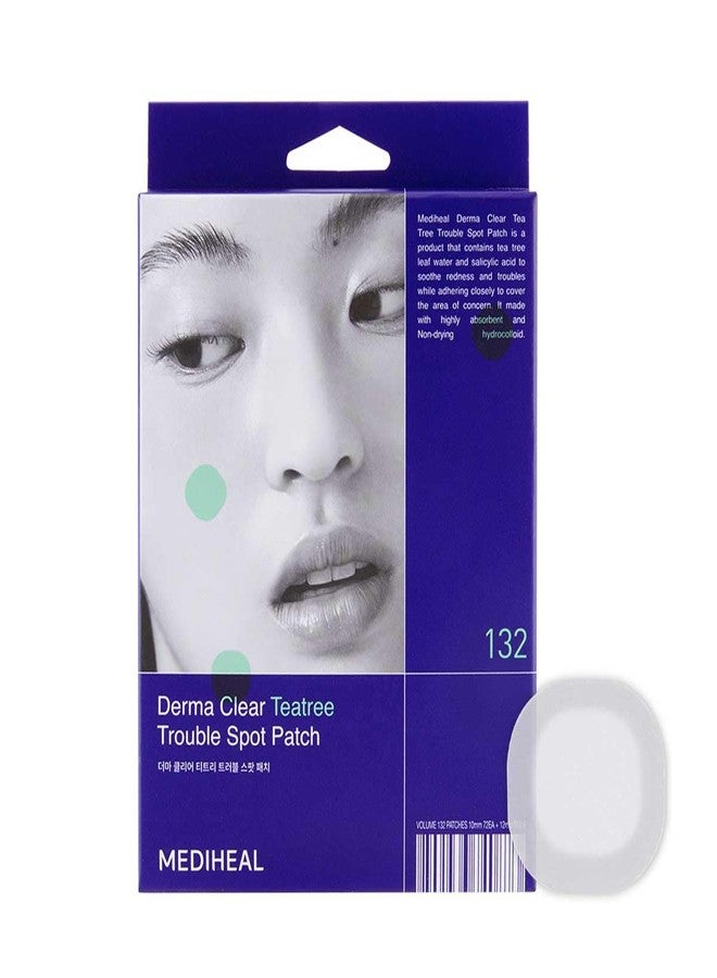 Mediheal Derma Clear Teatree Treatment Spot Patch (132 Counts) - Acne Relief, Oil and Moisture Balance with Teatree & Salicylic Acid - Image 1