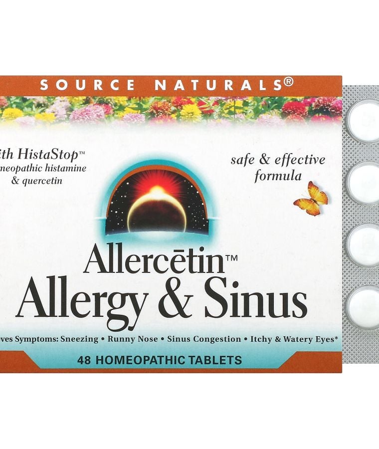 Allercetin Allergy & Sinus 48 Homeopathic Tablets