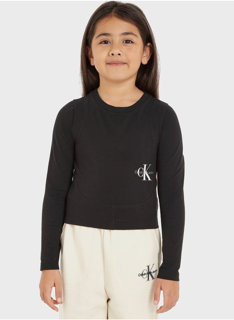 Calvin Klein Jeans - Kids Monogram Gradient T-Shirt - Image 1