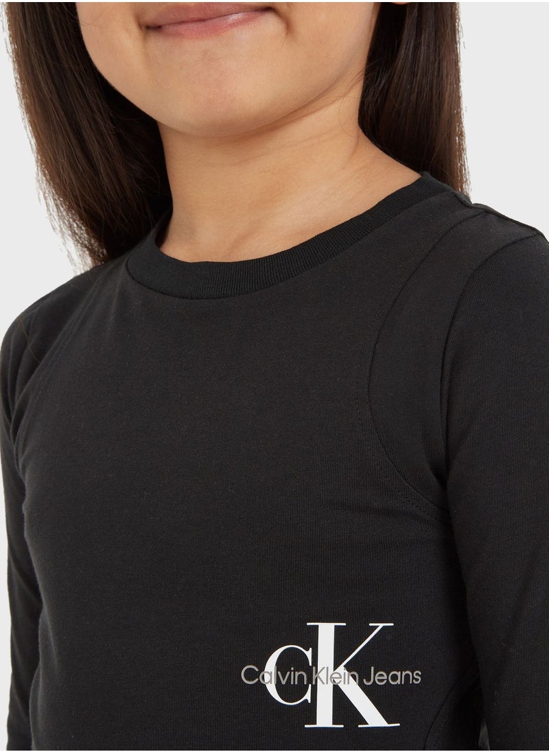 Calvin Klein Jeans - Kids Monogram Gradient T-Shirt - Image 1