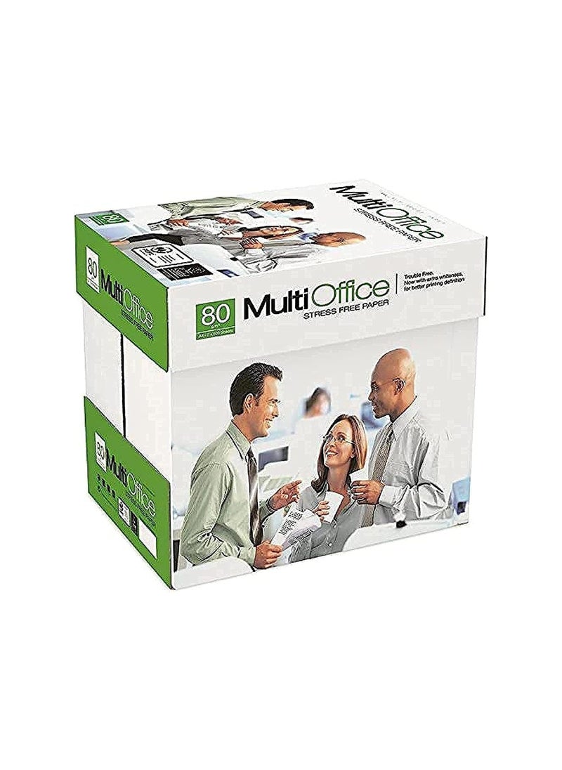 Multi Office - Box Of 5 Reams A4 Size Copy Paper A4 White - Image 1