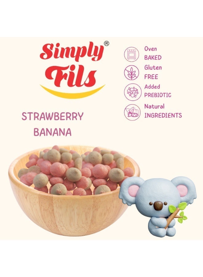 Simply Fils قطرات فواكه ذائبة بالفراولة والموز - Image 3