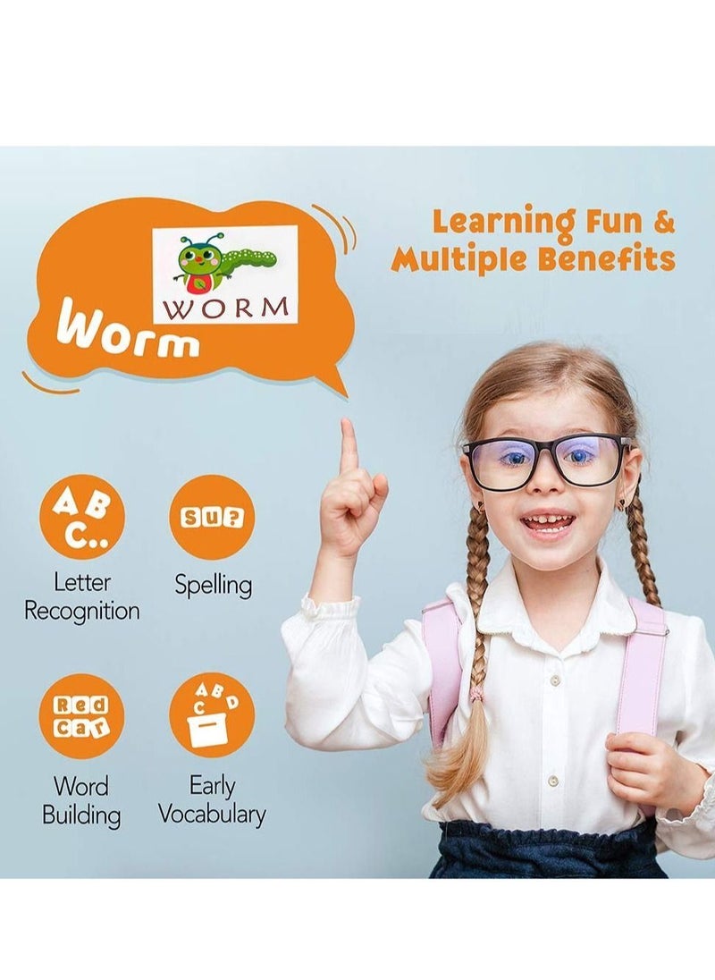 Wooden Maze Matching Letter Spelling Game, Spelling Games Alphabets ABC Learning Educational Montessori Puzzle Gift for Preschool Kids Boys Girls Age 3 4 5 Years Old  - Image 2