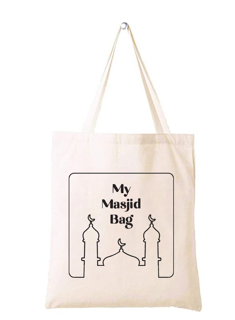 PRINTSHOP4ME Ramadan Cotton Shopper Bag - Reusable and Eco-Friendly Tote Bag - Gifts for Ramadan - Women - Perfect for Shopping and Everyday Use - Image 1