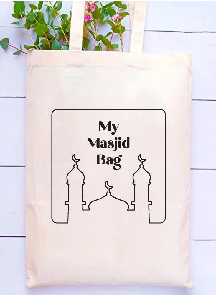 PRINTSHOP4ME Ramadan Cotton Shopper Bag - Reusable and Eco-Friendly Tote Bag - Gifts for Ramadan - Women - Perfect for Shopping and Everyday Use - Image 2