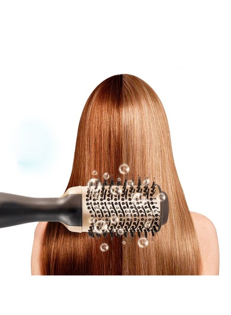 ELTRAZONE Hot Air Brush, 4 in 1 Hair Dryer Brush & Volumizer, One Step Blow Dryer Suitable for Straight and Curly Hair, Ceramic Coating Achieve Salon Styling at Home 1000W - Image 4