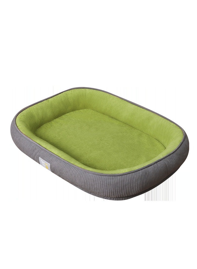 Orthopedic Dog Bed for Puppy Cats,Dog Sofa Bed with Egg Crate Foam Four Sided Bolster Dog Couch Beds with Removable Cover Non-Slip Bottom(under 6.5 kg)