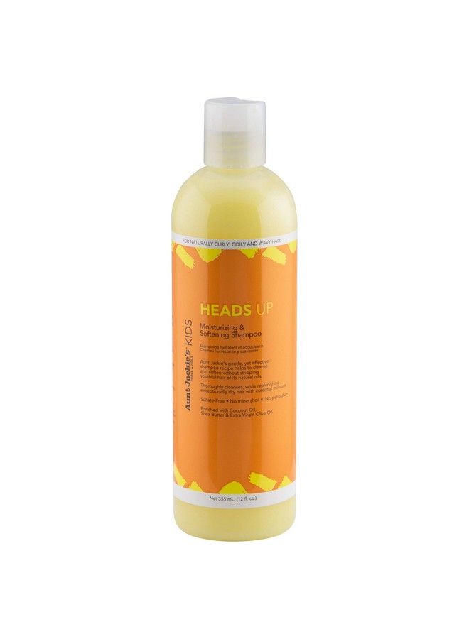 Aunt Jackie's Kids Heads Up Moisturizing And Hair Softening Shampoo For Naturally Curly Coily And Wavy Hair 12 Oz - Image 1