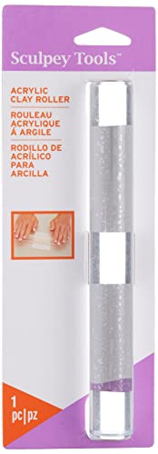 Sculpey Polyform Sculpey Tools 8" Acrylic Roller, essential clay tool, use with multiple types of clay - polymer oven-bake clay, air dry and non dry, great for all skill levels and craft projects - Image 5