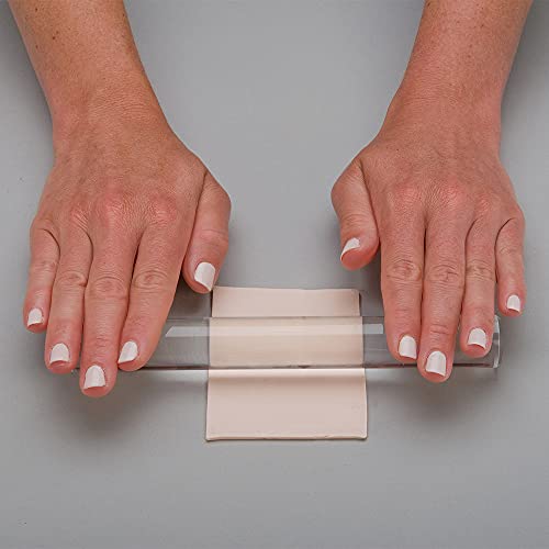 Sculpey Polyform Sculpey Tools 8" Acrylic Roller, essential clay tool, use with multiple types of clay - polymer oven-bake clay, air dry and non dry, great for all skill levels and craft projects - Image 3