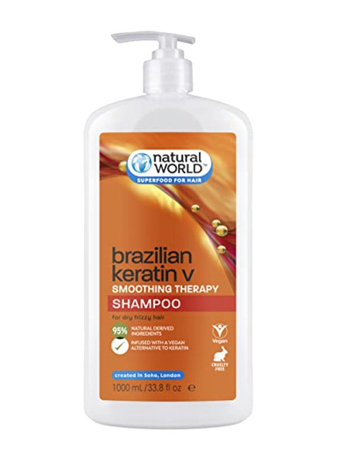 Natural World - Brazilian Keratin Shampoo 1000ml - Image 1