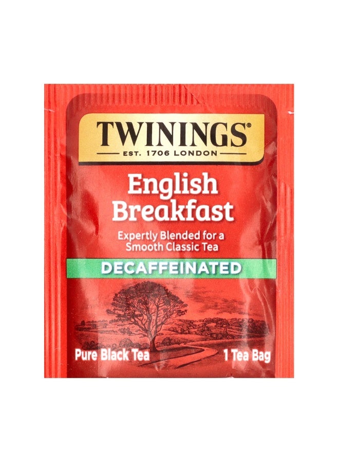 Twining's Twinings, English Breakfast, Pure Black Tea, Decaffeinated,  50 Tea Bags, 3.53 oz (100 g) (Packaging may vary) - Image 3