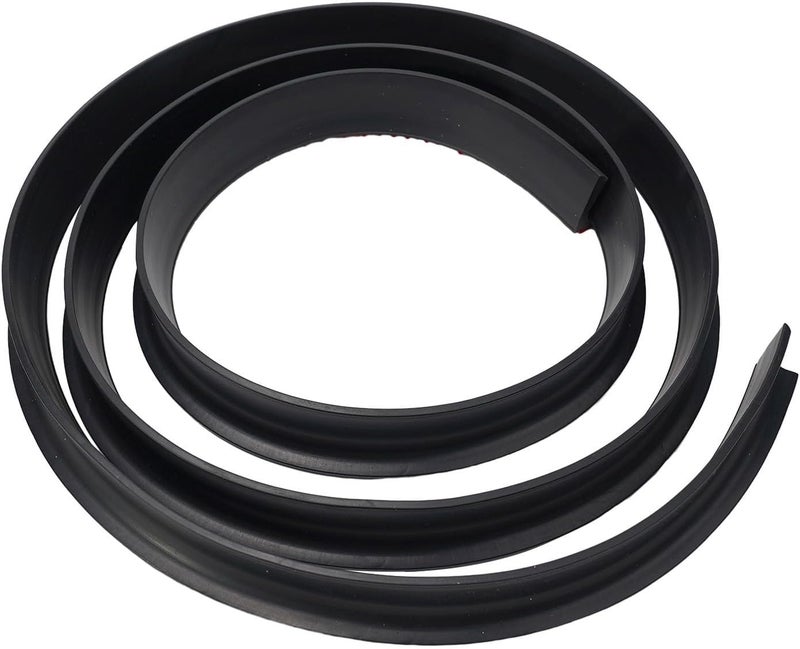 Silicone Shower Door Bottom Seal Flexible Dry Wet Shower Water Guard, Self-Adhesive Bathroom Floor Dam To Prevent Leaks In Curbless Showers & Bathtubs, 30Mm Height(Black 200cm) - Image 1