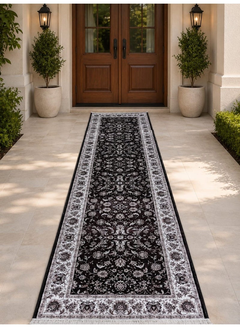 سجاد سيراميك نانو فاخر مقاس 400 × 90 سم – سجادة ممر طويلة بتصميم عصري، ناعمة وسهلة التنظيف ومقاومة للانزلاق - Image 3